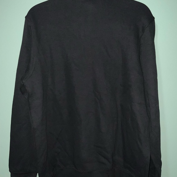 Chicago Blackhawks Quarter-Zip Pullover Sweatshirt - Sz M/L/XL/XXL. Black NWT - Picture 3 of 9